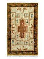 Ancien tapis chinois laine noué main. Chine. 162 x 92 cm