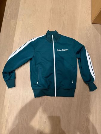Palm Angels Trainingsjacke Grün/Weiss