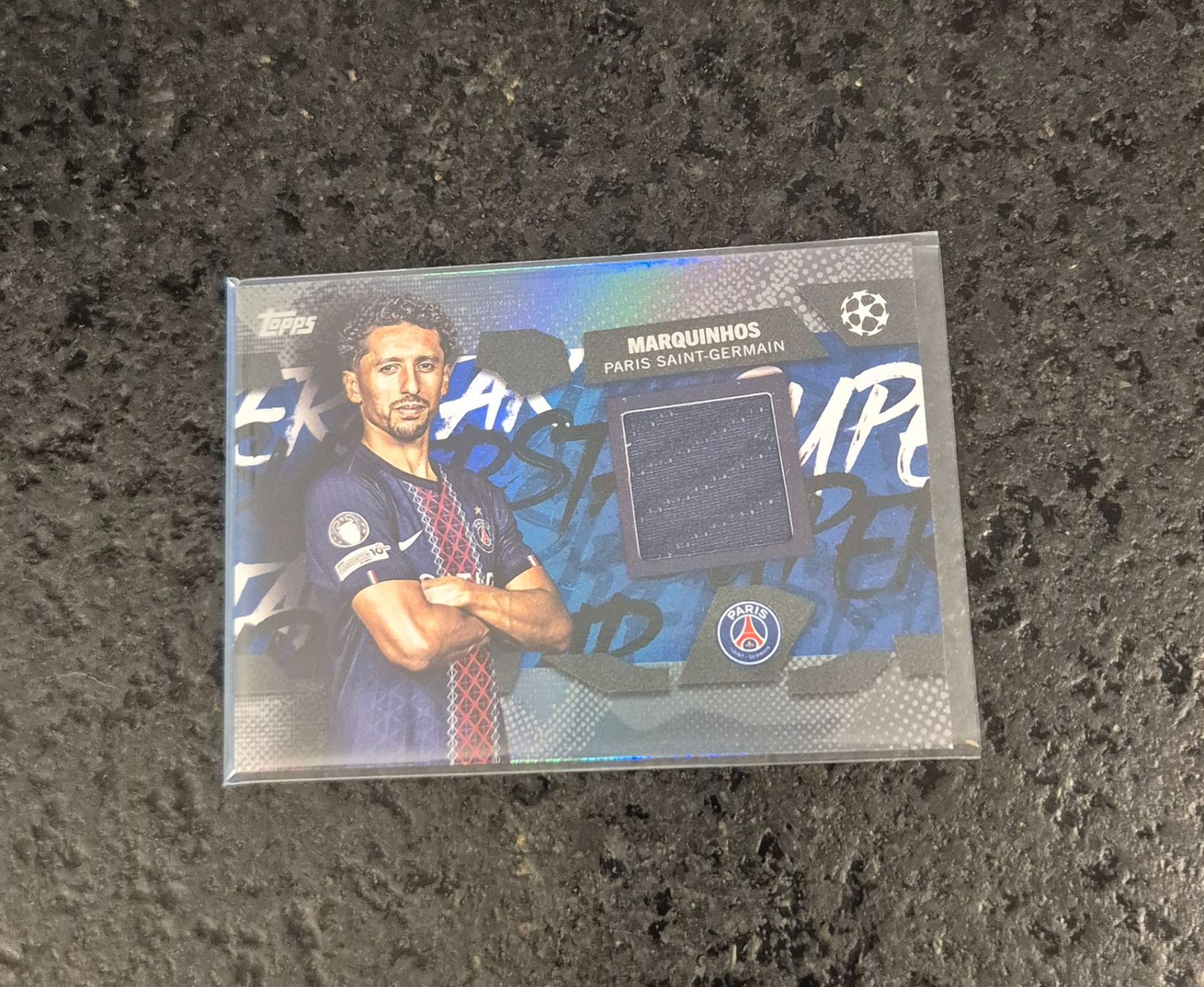 Topps Sammelbilder & Trading cards: Marquinhos Relic - PSG - Topps – Neu (gemäss Beschreibung) aus Burg AG von Danoe