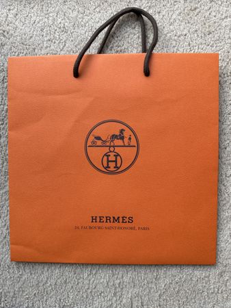Hermès Papiertragetasche, neuwertig,