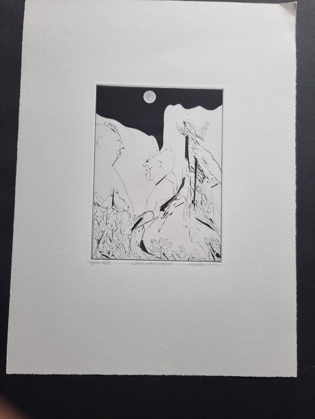Grafica & Litografie: QUERVAIN DANIEL DE RADIERUNG  SIGNIERT NUMMERIERT – Usato da Gersau venduto da grafik-kunst 1