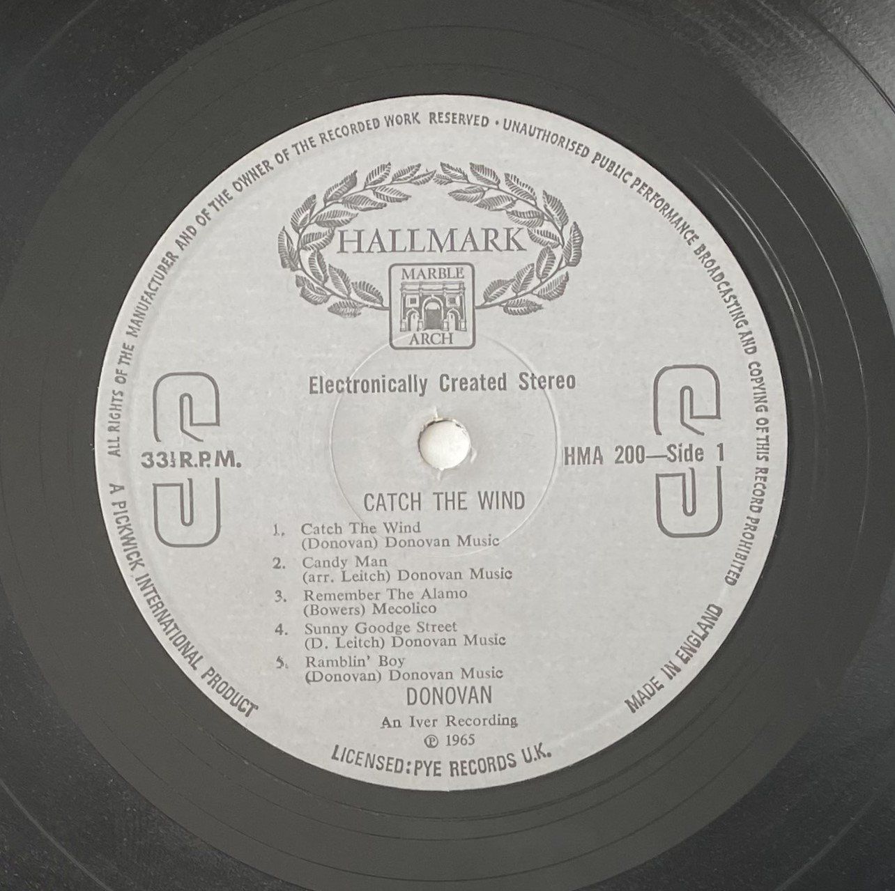 Vinyles: Donovan, Catch The Wind – D'occasion à Flums par Empe1 2