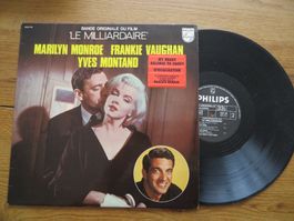 Marilyn Monroe Schallplatte - Le Milliardaire Vinyl Top!