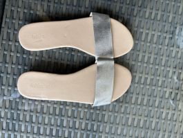 Mules argenté taille 37