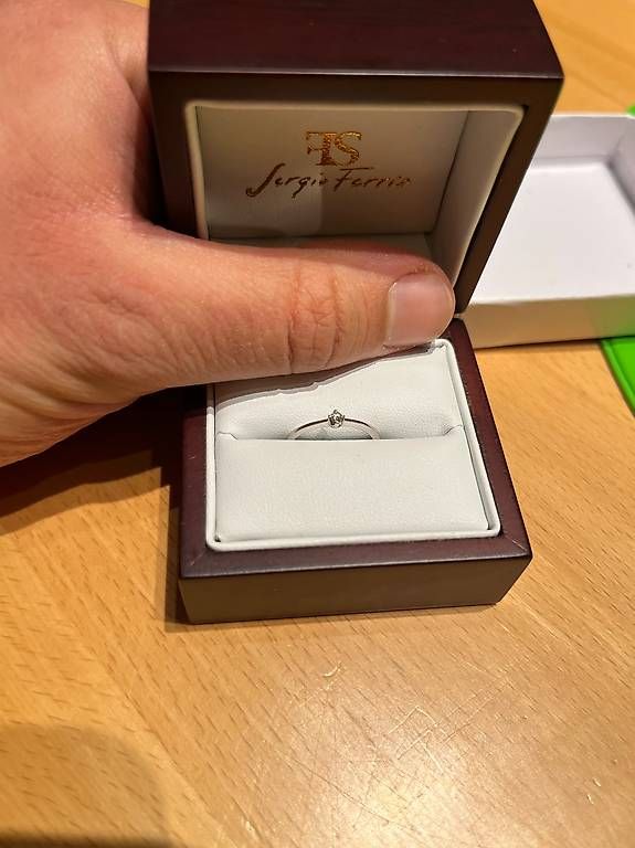 Anelli: Sergio Ferris Ring mit Diamant - 50 - Garantie – Usato da Walenstadt venduto da BaristaBrother 1