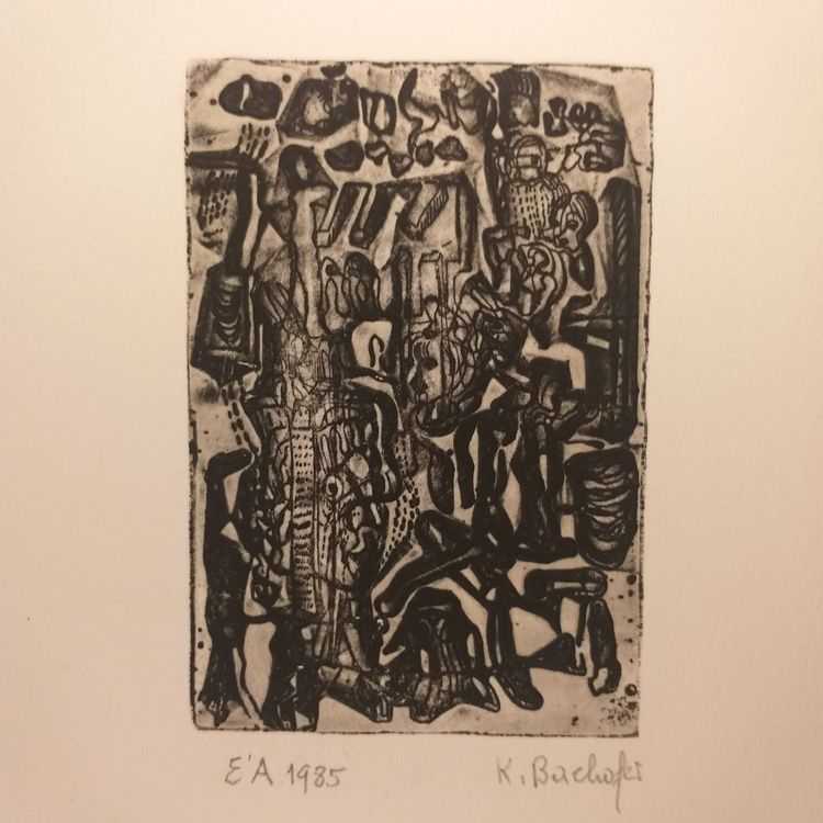 Stiche: (KOPIE) Holzstich K. Bachofes – Gebraucht aus Basel von only.art 1