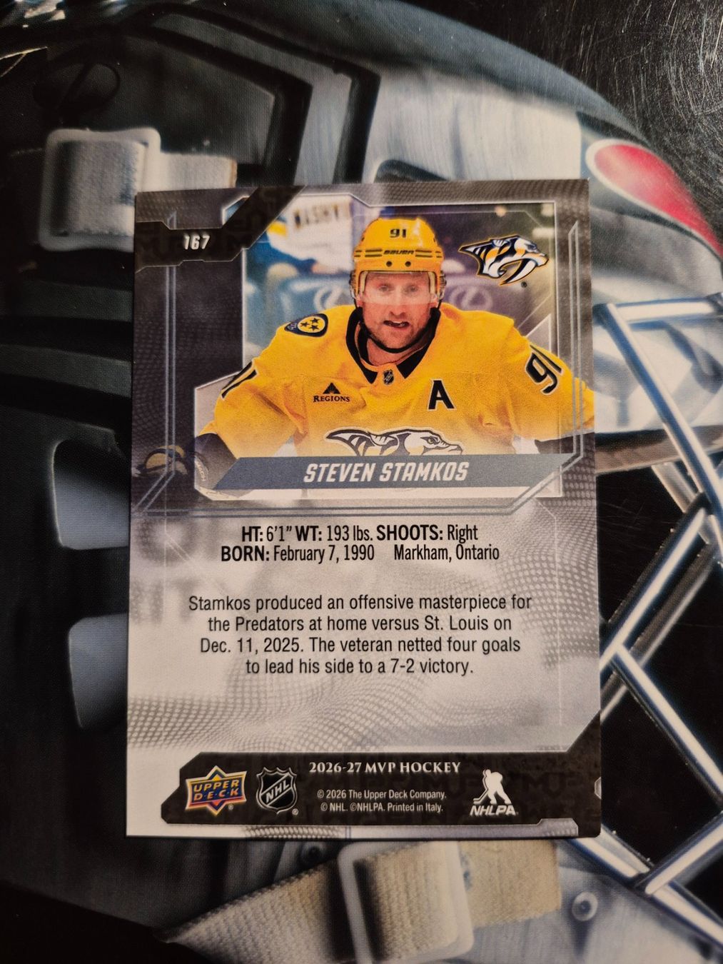 NHL Carte collezionabili: NHL Steven Stamkos Nashville Predators – Usato da Treiten venduto da Sauber73 1
