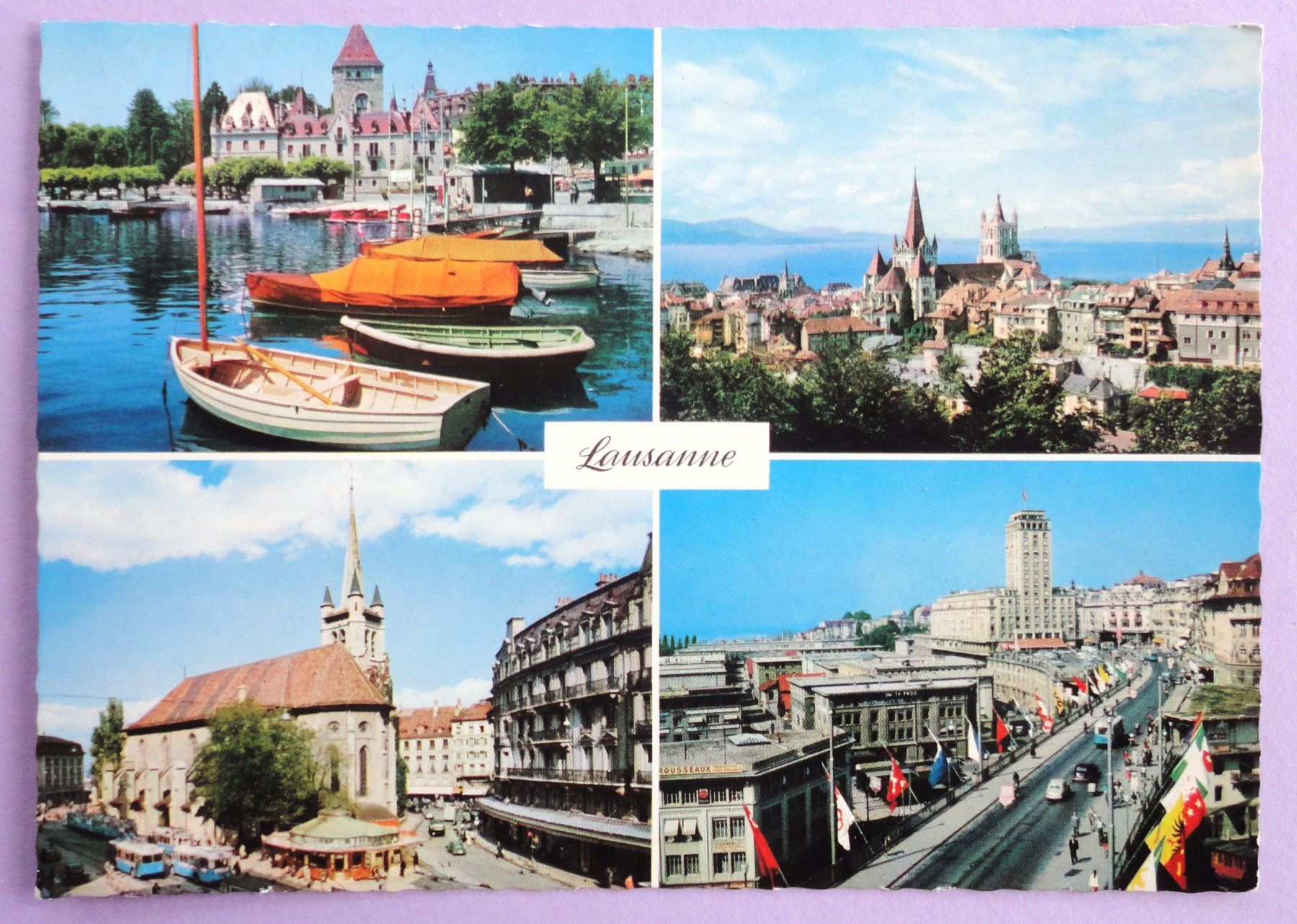 Cartoline postali: Lausanne – Usato da Fétigny venduto da Billy2miny