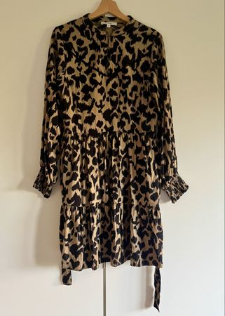 Schwarz-braunes Kleid, Grösse S, Garcia