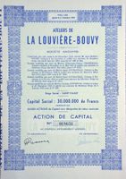 Ateliers de la Louvière-Bouvy SA, Saint-Vaast - 1949