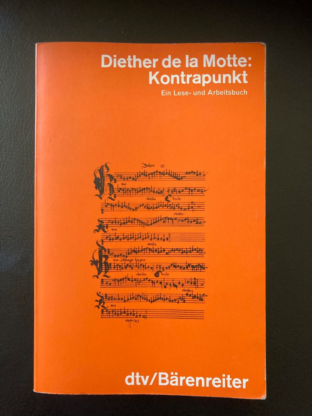 Libri: Diether de la Motte: Kontrapunkt – Usato da Zürich venduto da donpuffo