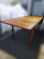 Ausziehbarer Teak-Esstisch, Mid Century - Top Zustand!
