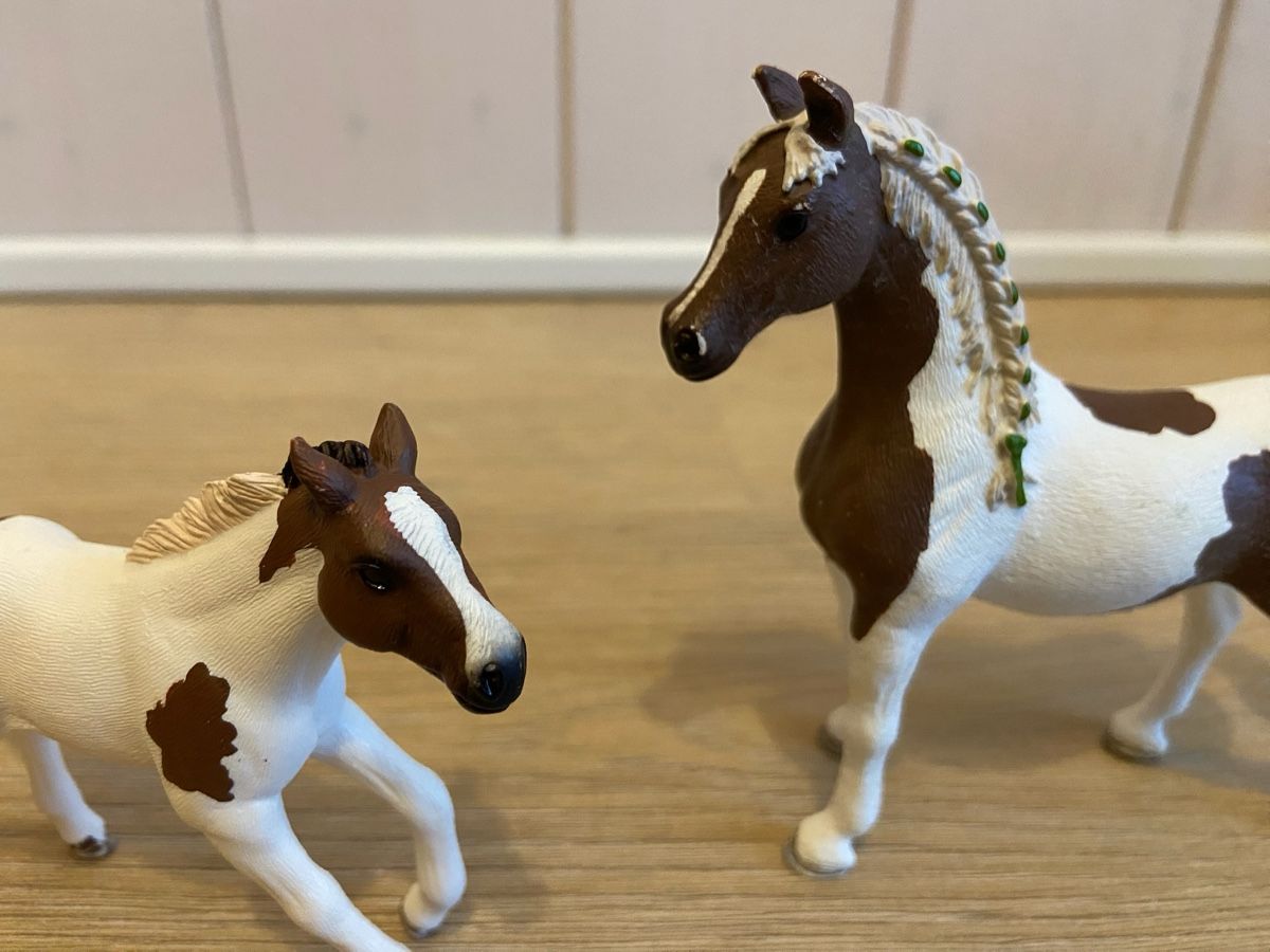 Schleich Giocattoli: Schleich Pferde Fohlen & Stute – Usato da Hausen am Albis venduto da Hannavgr
