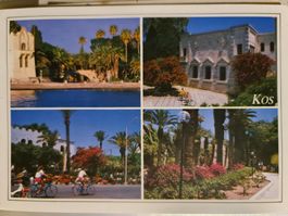 Postkarte Kos Griechenland 1997 mit Briefmarke