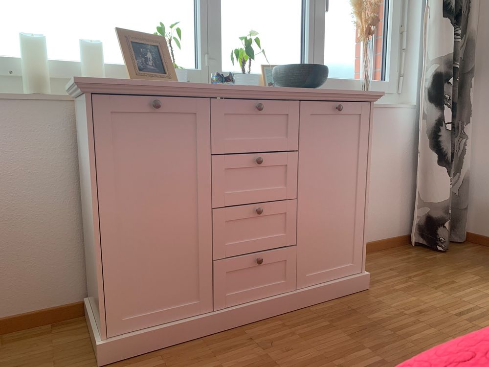 Weisse Kommode mit 4 Schubladen Kaufen auf Ricardo