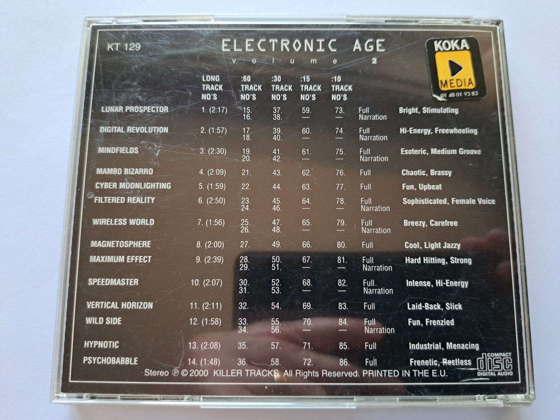 CD: Cd Electronic Age - Killers Tracks  – Usato da Pully venduto da bro_n52j 1