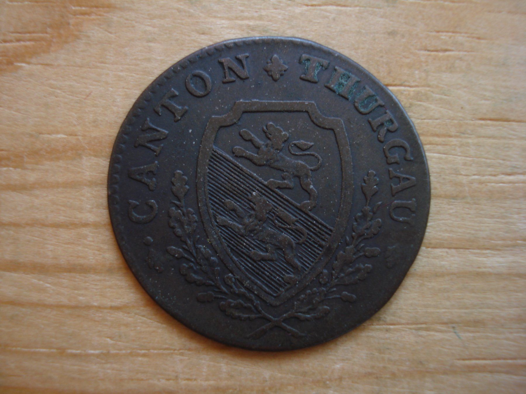 Tutti le monete: (P2) Thurgau 1 Batzen 1809 – Usato da Erlach venduto da Net-Coins