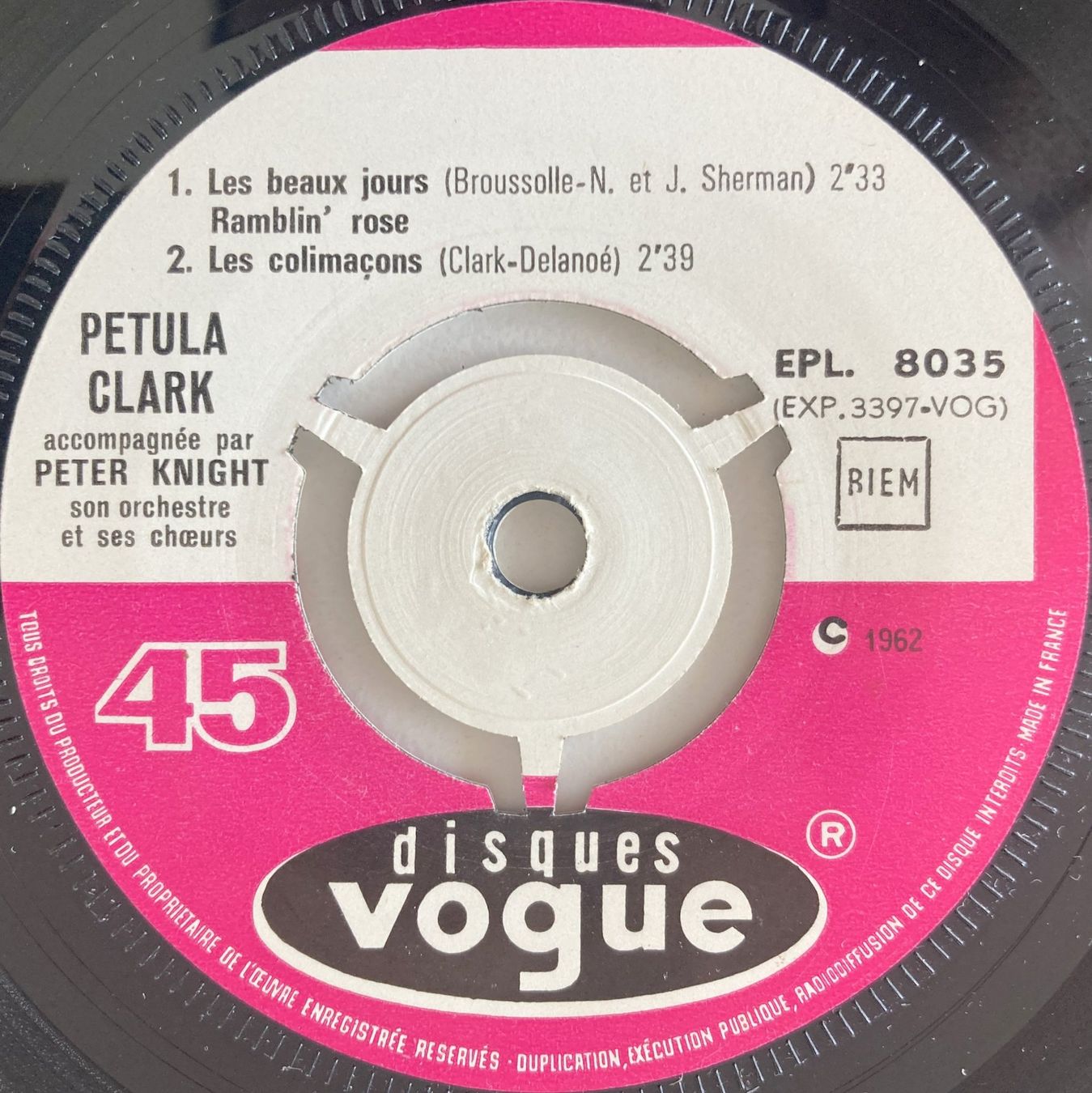 Dischi in vinile: PETULA CLARK - LES BEAUX JOURS – Usato da Bottens venduto da hotter-than-hell 2