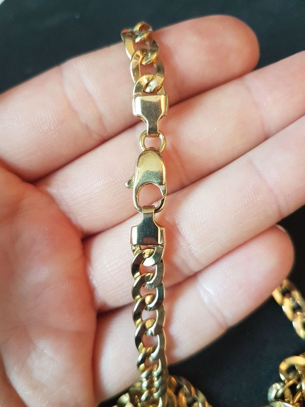 Catenine: Edle Panzerkette aus 18 Karat Gold – Nuovo (secondo la descrizione) da Unterägeri venduto da Altgoldschmuck 3