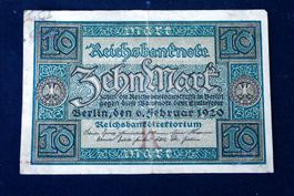 5x Reichsbanknoten, um 1920, Deutsche Mark