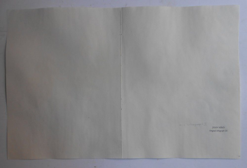 Grafiken & Lithographien: Miro. Farblithographie von 1975. – Gebraucht aus Basel von Domba 4