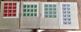 Briefmarken Helvetia Pro Patria 1974 Viererblocks postfrisch