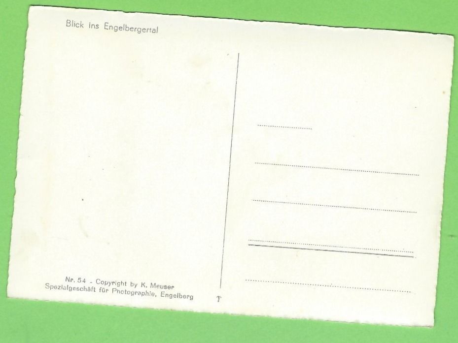 Cartoline postali: Blick ins Engelbergertal – Usato da Zürich venduto da t24_de 1