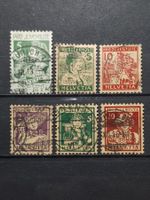 Helvetia Brustbild Zumstein Nr.1-6 Gestempelt 292 Fr TOP