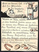 sign. Anton Suchomel: Würste kochen auf