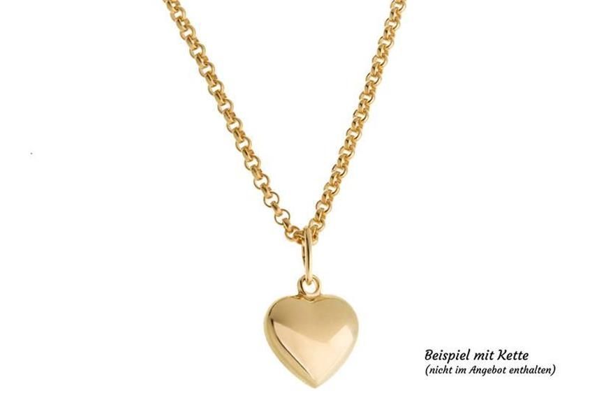 Ketten: Herz Echtgold mit Kette s925 – Neu und originalverpackt aus Hemmental von Zirconwelt