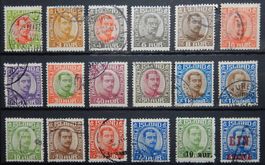 Island ex. Kat. 83-121 */gest. 1920/26 Kat. 166 Euro