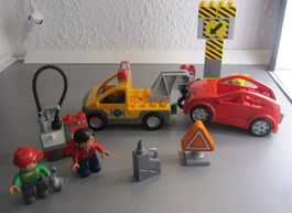 Duplo Pannenhilfe/Abschleppauto, No 4964 nicht ganz komplett