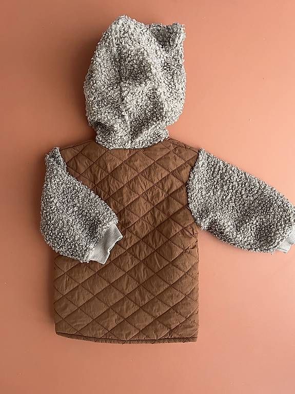 Giacche & Cappotti: Feetje Übergangsjacke 74 Braun Teddy Polyester – Usato da Cham venduto da nininanana 2