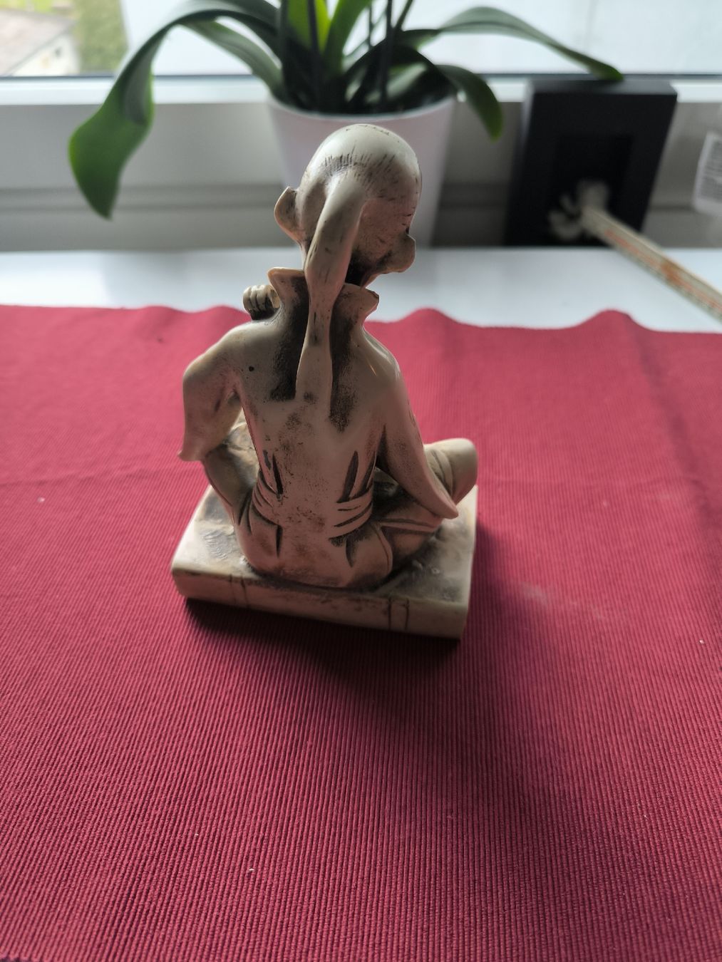 Statuette: Antike Figur, sitzender Mann mit Instrument – Usato da Zürich venduto da protea59 2