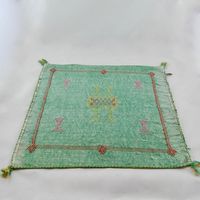 Sabra Kissenbezug aus Kaktus-Seide, Vintage -Look