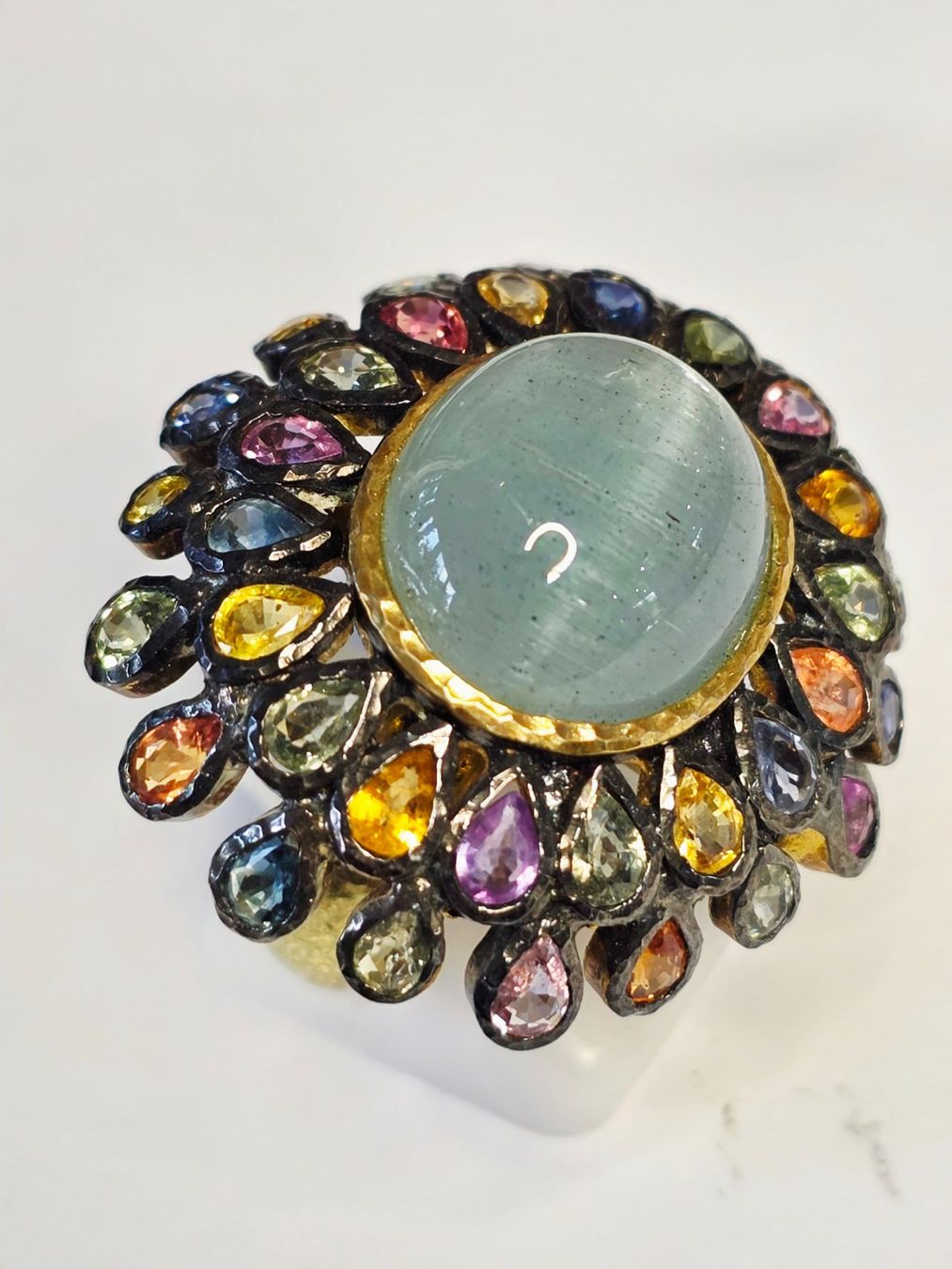 Anelli: Aquamarin Safir Ring – Nuovo (secondo la descrizione) da Zürich venduto da adriben 2