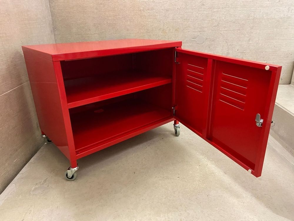 IKEA PS Schrank auf Rollen Metall, rot Kaufen auf Ricardo