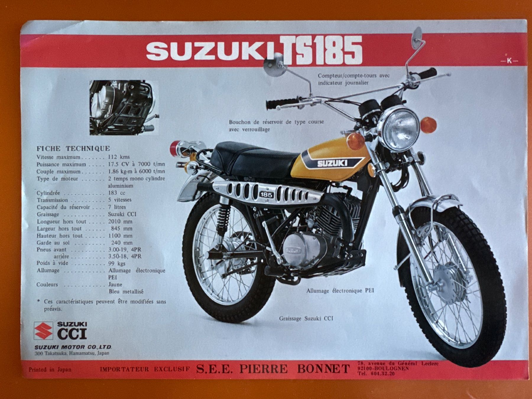 Suzuki Enduro: Suzuki TS250  /  TS 250 – Usato da Morrens VD venduto da kawah2 1