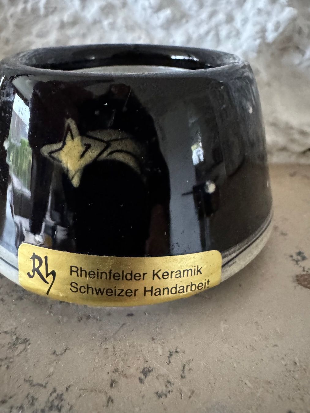 Portacandele: Keramik Teelicht Winter Schweizer Handarbeit  Rheinfelden – Usato da Kirchdorf AG venduto da coco123 3