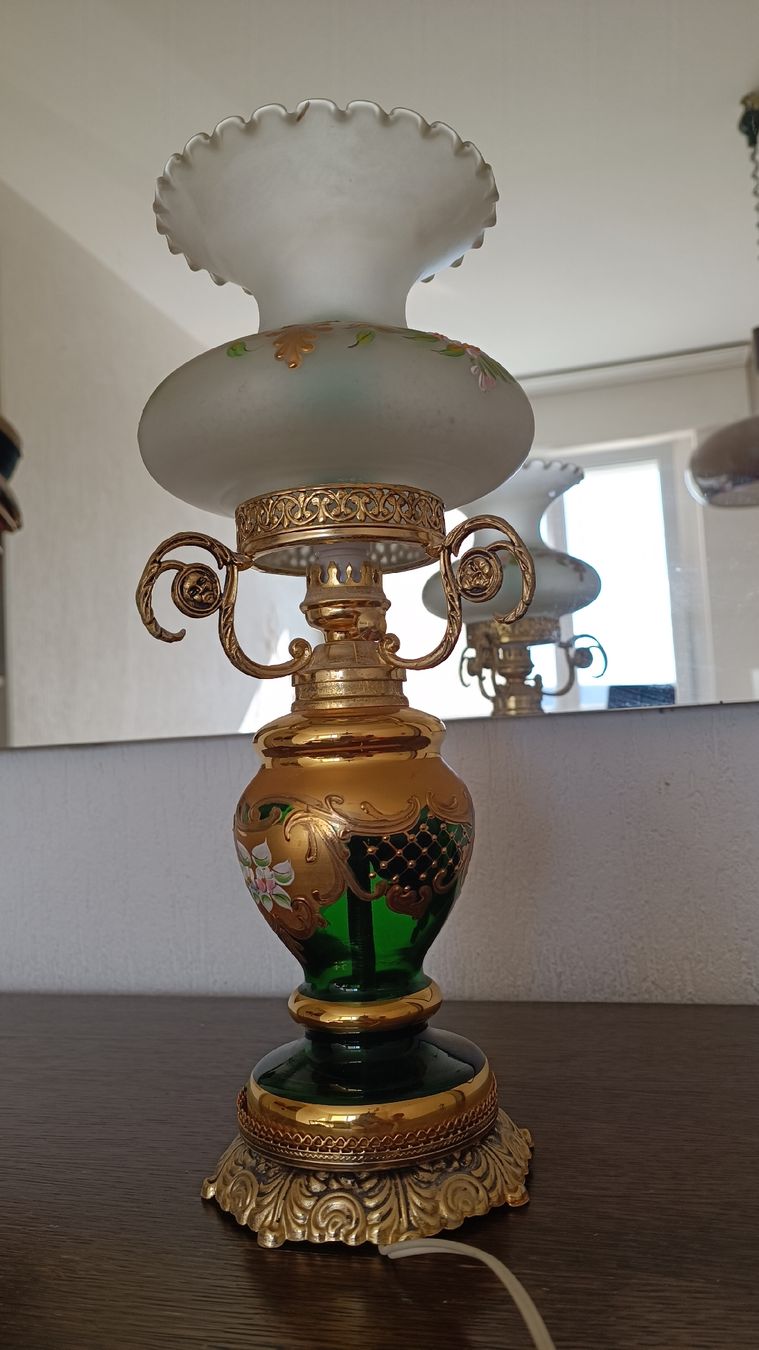 Murano Lampade: Lampe Jugendstil Muranoglas – Usato da Baden venduto da zuppel