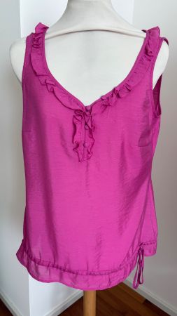 Esprit rosa top armloss Bluse tunik 👚 Oberteil M 40
