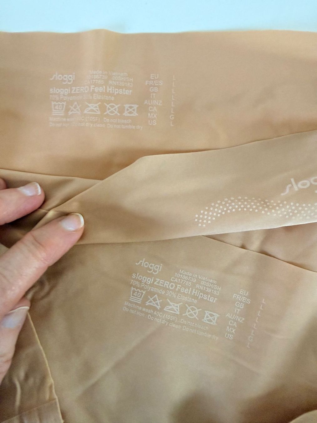 Sloggi Altra biancheria intima: SLOGGI, Hipster ZERO FEEL, Grösse L, 2 Stück in Hellbraun – Nuovo e nell'imballaggio originale da Rudolfstetten venduto da gst_g7xl 2