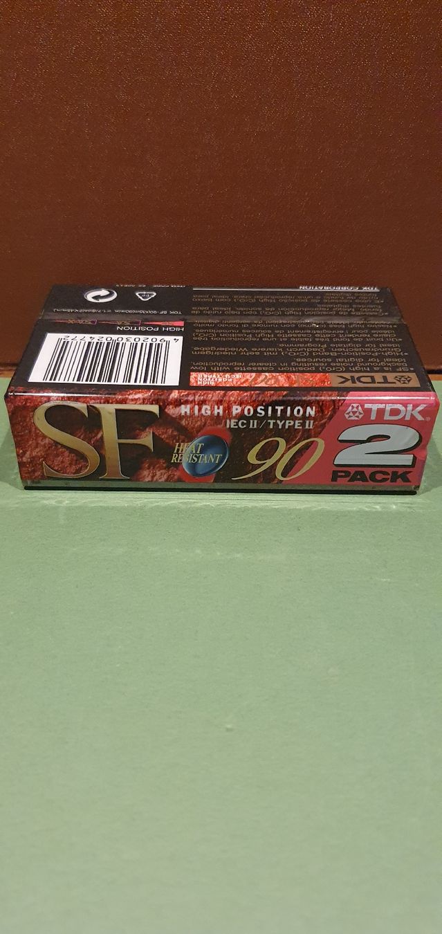 Kompaktkassetten: Pack de 2 Cassettes Audio TDK SF 90 (Type II)  – Neu und originalverpackt aus Sion von Timevintage 2