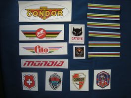 Velorahmendekoration Aufkleber für  schweizer Oldtimer