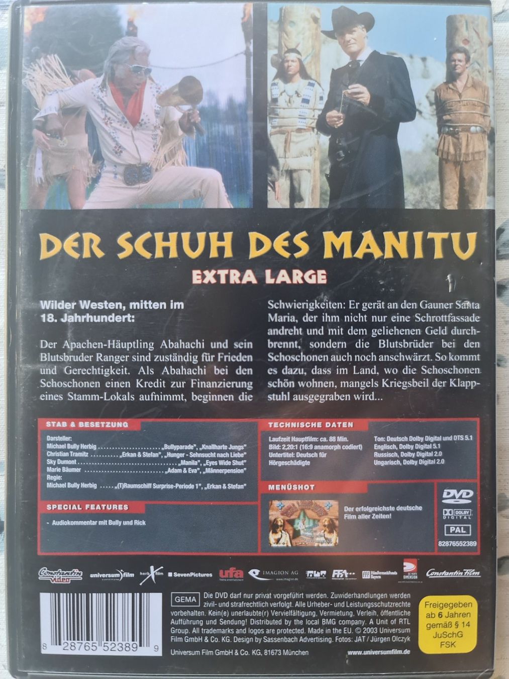 Alle DVDs: Der Schuh des Manitu DVD extra Large – Gebraucht aus Dintikon von Vexi 1