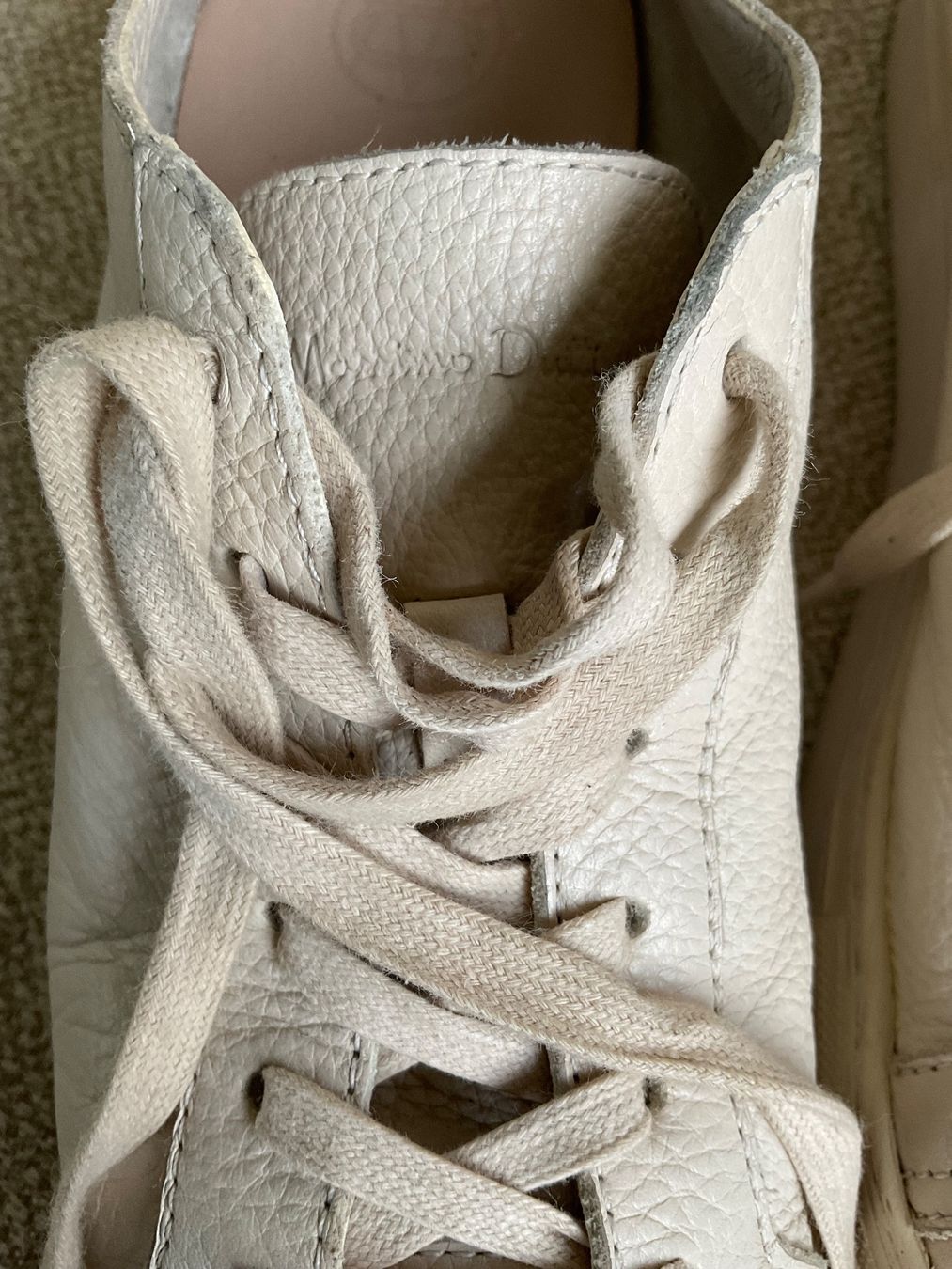 Massimo Dutti Scarpe da donna: Massimo Dutti Leder Schuhe Sneaker Gr 38 beige – Usato da Urdorf venduto da alda02 6