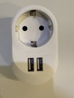 USB 2x Charger 3400 mA, mit Schuko (EU) Stecker+Buchse