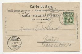 Stabstempel Langnau (Bern) 1899 9p