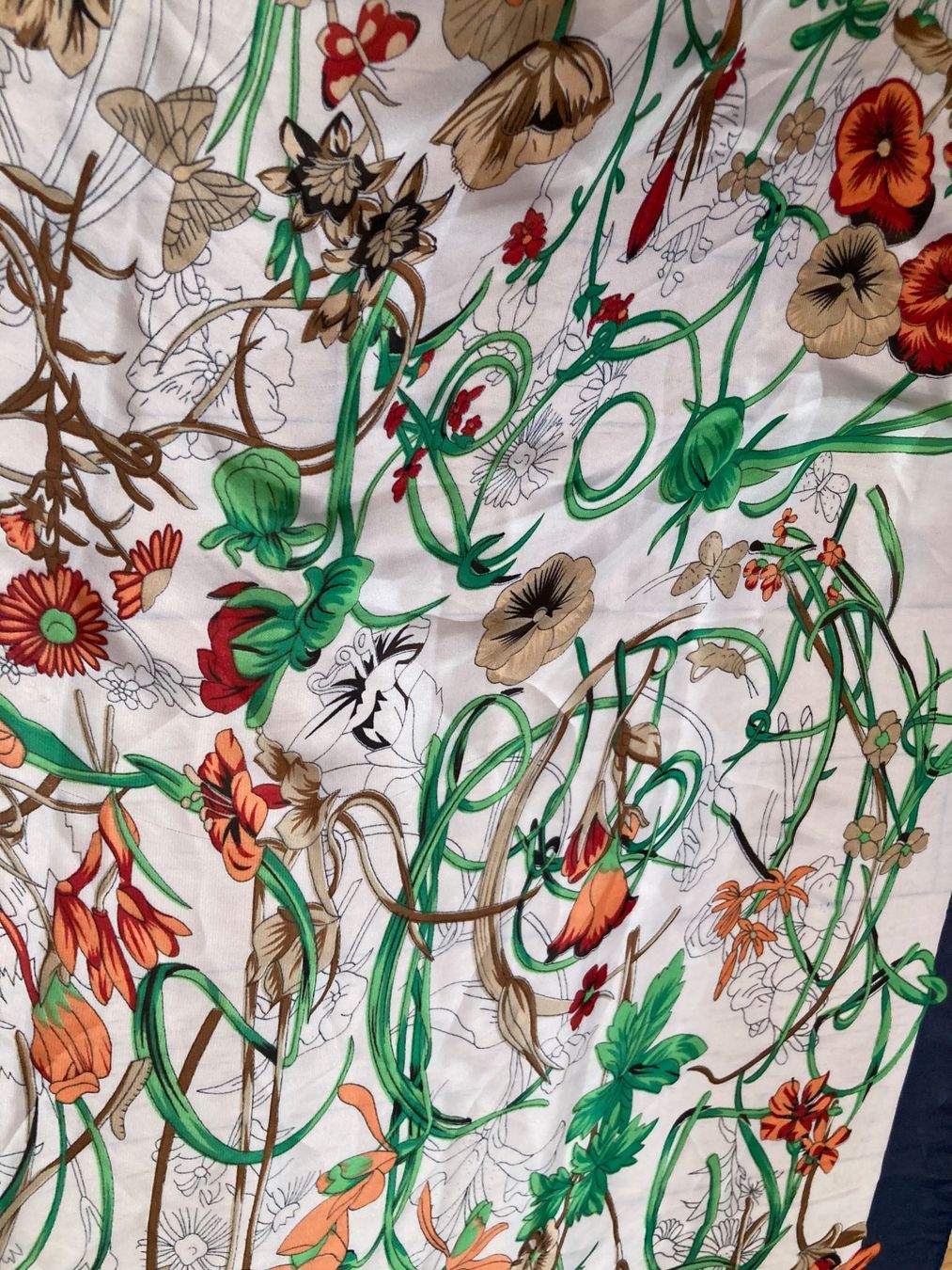Foulard & Sciarpe: Schal mit Seide – Usato da Unterägeri venduto da Jutka_04 2