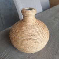 🐸 VASE HABFGARN INNEN GLAS 15 cm